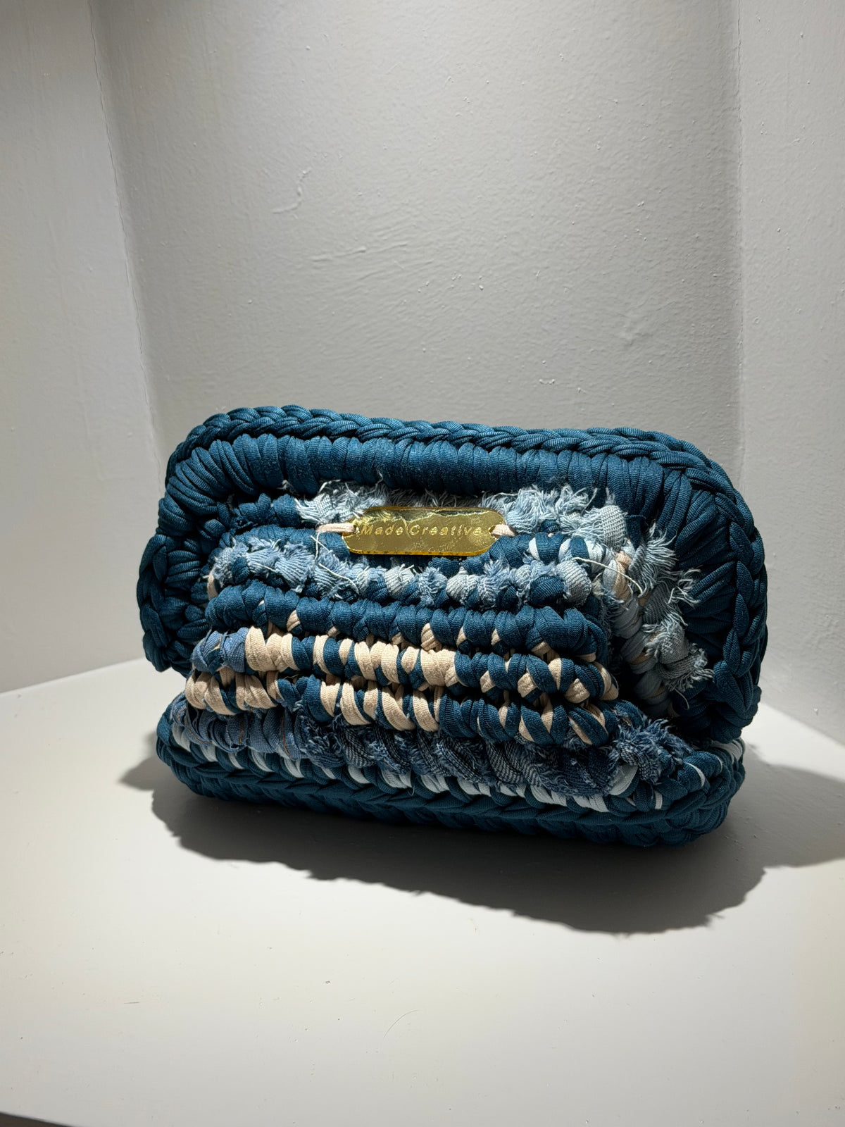 Denim Clutch Bag