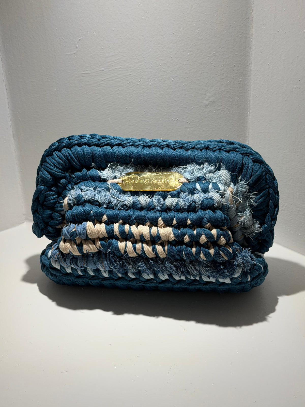 Denim Clutch Bag